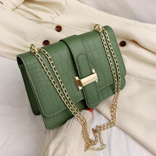 Stylish Women's Single Shoulder Messenger Bag Small Chain Handbag with Fashionable Design