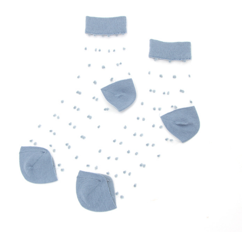 Elegant Transparent Glitter Crystal Socks for Women High Quality Soft Mesh, Elastic Sheer Fashion ( 3 pieces )