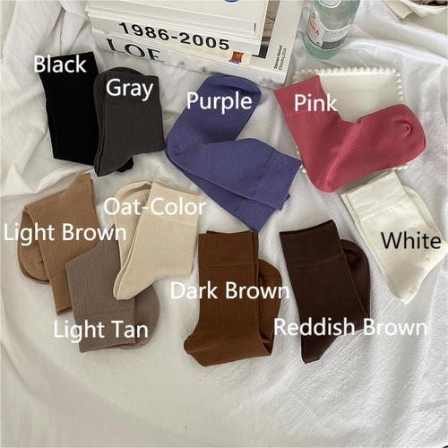 Women's Designer Cotton Scrunch Crew Socks High Quality, Fashionable & Funky Slouch Socks for Ladies