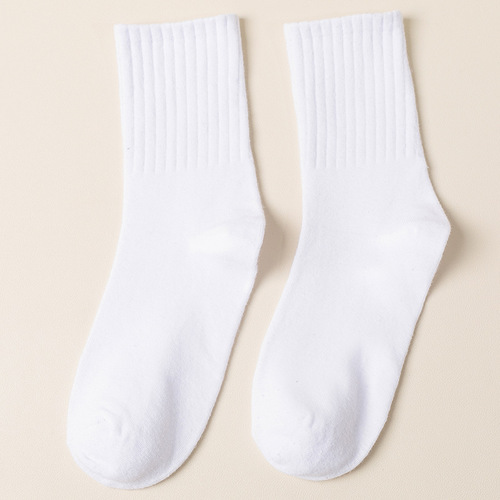 high quality low MOQ 100% cotton socks men women   crew socks  socks