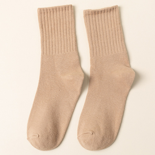 high quality low MOQ 100% cotton socks men women   crew socks  socks