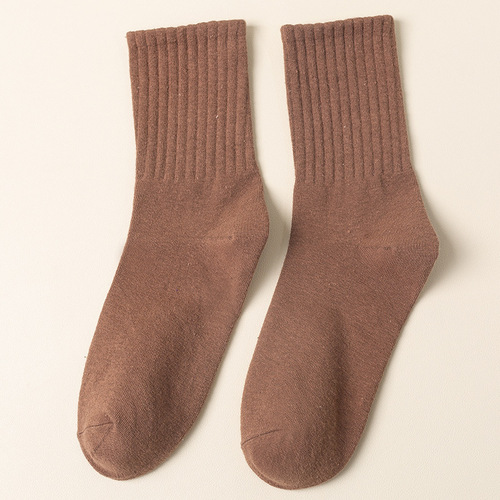high quality low MOQ 100% cotton socks men women   crew socks  socks