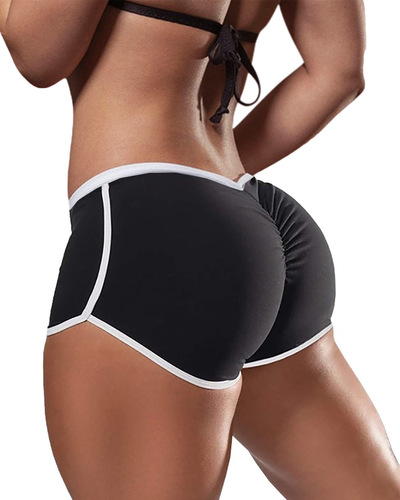 Women pole dance Shorts Elasticated Seamless Fitness Push Up Gym Training Scrunch Back Shorts
