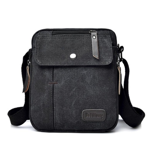 Retro men's casual Korean canvas bag shoulder bag outdoor multi-function travel small messenger bag for men