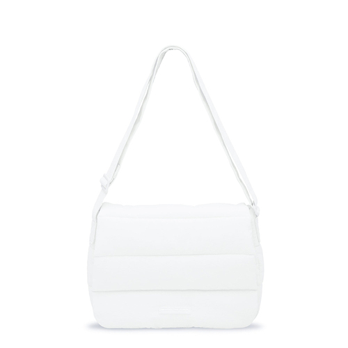 Woman Fashion  Poofy Sling Purse Bag Puffy Cross body Shoulder Tote Nylon Quilted Puffer Handbag