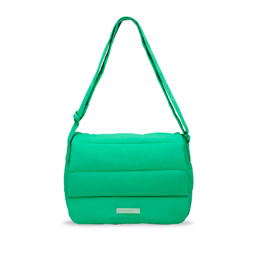 Woman Fashion  Poofy Sling Purse Bag Puffy Cross body Shoulder Tote Nylon Quilted Puffer Handbag