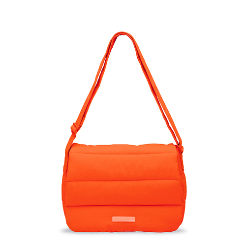 Woman Fashion  Poofy Sling Purse Bag Puffy Cross body Shoulder Tote Nylon Quilted Puffer Handbag