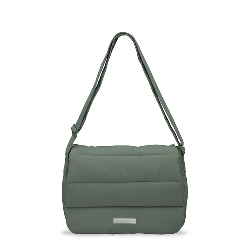 Woman Fashion  Poofy Sling Purse Bag Puffy Cross body Shoulder Tote Nylon Quilted Puffer Handbag