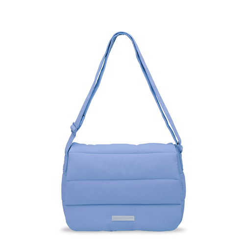 Woman Fashion  Poofy Sling Purse Bag Puffy Cross body Shoulder Tote Nylon Quilted Puffer Handbag