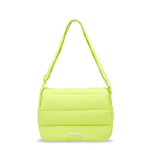 Woman Fashion  Poofy Sling Purse Bag Puffy Cross body Shoulder Tote Nylon Quilted Puffer Handbag