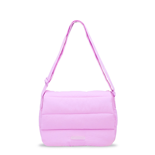 Woman Fashion  Poofy Sling Purse Bag Puffy Cross body Shoulder Tote Nylon Quilted Puffer Handbag