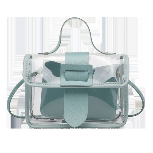 Transparent Jelly Handbags for Women & Girls Stylish See Through Shoulder Bags