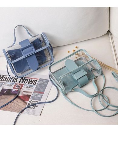 Transparent Jelly Handbags for Women & Girls Stylish See Through Shoulder Bags