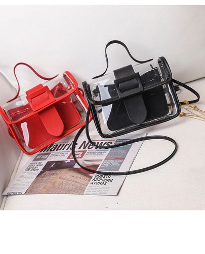 Transparent Jelly Handbags for Women & Girls Stylish See Through Shoulder Bags