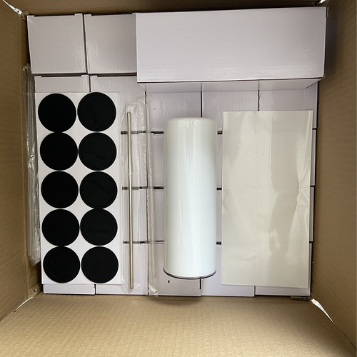 USA 2 Days Delivery 20oz white sublimation blanks stainless steel Water Bottles skinny straight sublimation tumblers wit