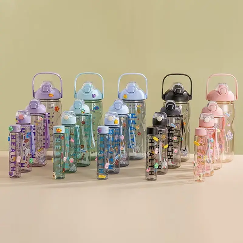 GC 2L motivational water bottle botella de agua motivacional colour changing cups termos de agua gym water bottles