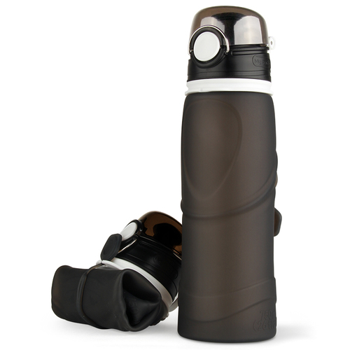 Foldable Silicone Sports Drink Water Bottle   Designed Grm Botella De Agua Collapsible Water Bottle