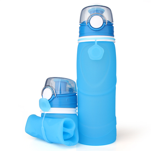 Foldable Silicone Sports Drink Water Bottle   Designed Grm Botella De Agua Collapsible Water Bottle