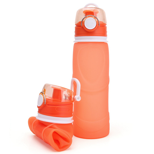 Foldable Silicone Sports Drink Water Bottle   Designed Grm Botella De Agua Collapsible Water Bottle