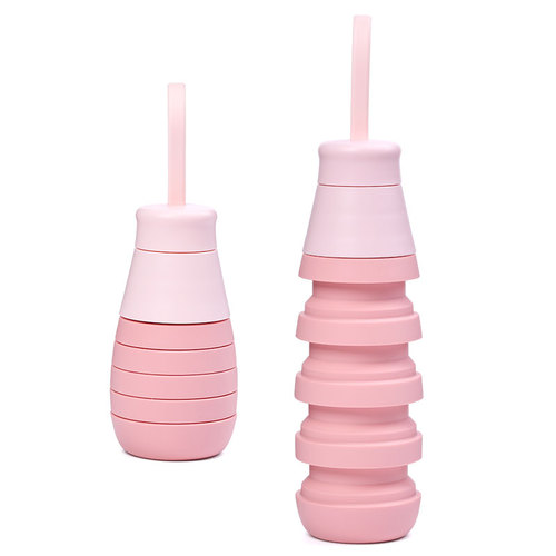Foldable Silicone Sports Drink Water Bottle   Designed Grm Botella De Agua Collapsible Water Bottle