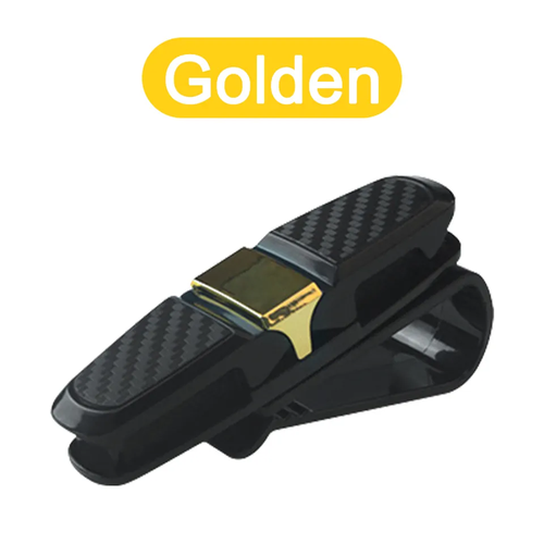  Multi-functional Carbon Fiber Car Glasses Eyeglasses Frame Mount Case Holder Sunglasses Clip