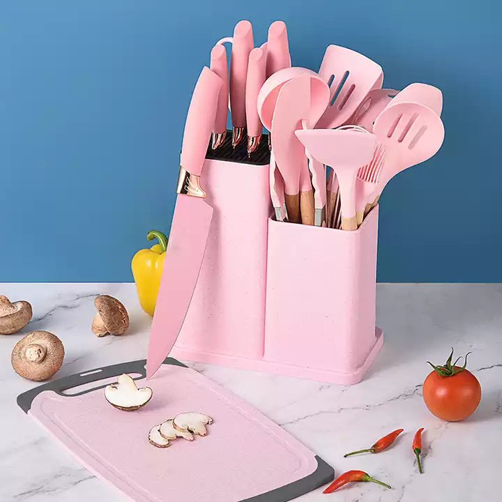 17 Pieces Utensils Kitchenware And Utensils Tool Gadgets Sets Accessories With Kitchen Knife