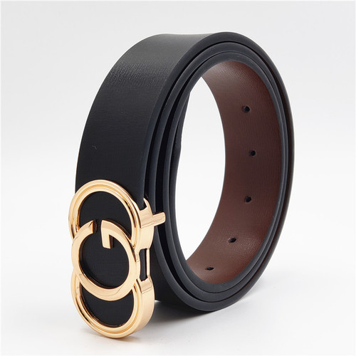 Luxury Designer Belts for Women Men High Quality Genuine Leather Waist Strap Gold G Buckle Fashion Cowskin Belt For Jean
