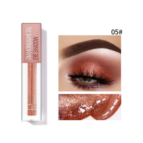 Pudaier Glitter Liquid Eyeshadow Diamond Single Eye Shadow Shimmer Lip Eyes Makeup Cream Waterproof Pigments