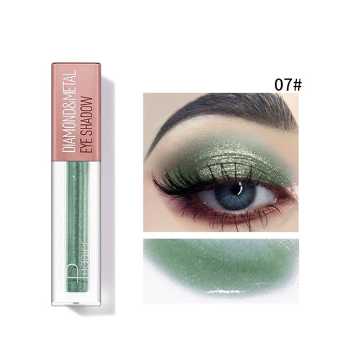 Pudaier Glitter Liquid Eyeshadow Diamond Single Eye Shadow Shimmer Lip Eyes Makeup Cream Waterproof Pigments