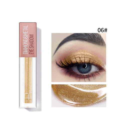 Pudaier Glitter Liquid Eyeshadow Diamond Single Eye Shadow Shimmer Lip Eyes Makeup Cream Waterproof Pigments