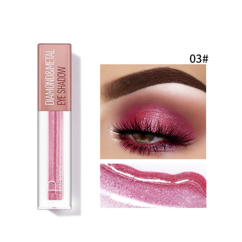 Pudaier Glitter Liquid Eyeshadow Diamond Single Eye Shadow Shimmer Lip Eyes Makeup Cream Waterproof Pigments