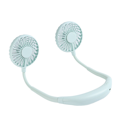 Foldable Neckband Mini Neck Fan USB Cooling LED Neck Fan for Camping Sport Tourism Best Gift Kids Summer Cooler Novelty 