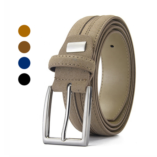 Luxury  Metal Pin Buckle Ratchet Automatic Buckle Cowhide Genuine Leather Belts For Men