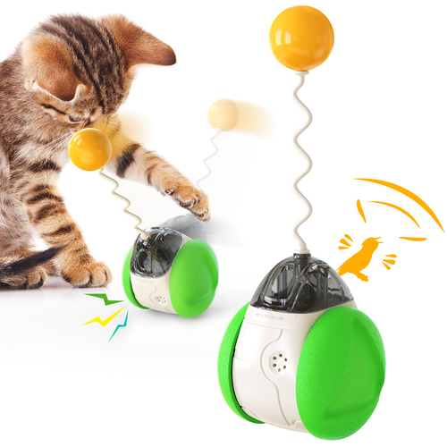 Pingshun cat use Interactive training cats sport multifunctional without electricity pet toy sound balancing vehicle cat