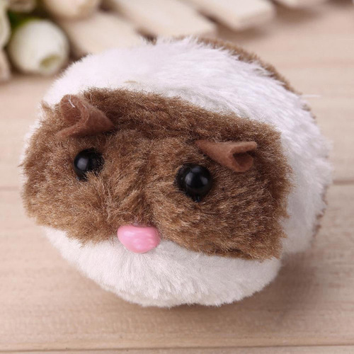 Lifelike Plush Fur Cat Toy Cute Interactive Mouse with Shake Movement for Kitten Fun