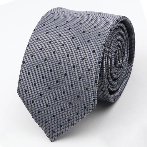 New Men's Tie Classic Red Blue Black Solid Color Stripe 7cm Jacquard Necktie Daily Wear Business Formal Wedding Tie Gift