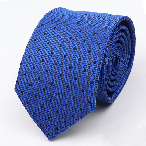 New Men's Tie Classic Red Blue Black Solid Color Stripe 7cm Jacquard Necktie Daily Wear Business Formal Wedding Tie Gift