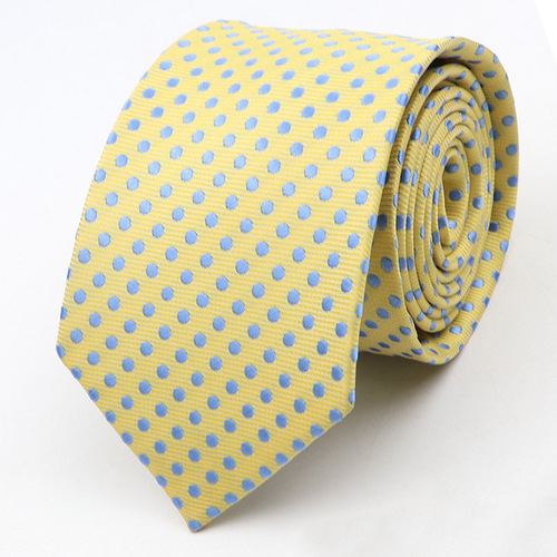New Men's Tie Classic Red Blue Black Solid Color Stripe 7cm Jacquard Necktie Daily Wear Business Formal Wedding Tie Gift