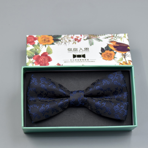 Hot Sale Gentlemen Accessory Men's Bow Tie Formal Wedding Gift Box Set Western Double-layer Groom Bow Ties