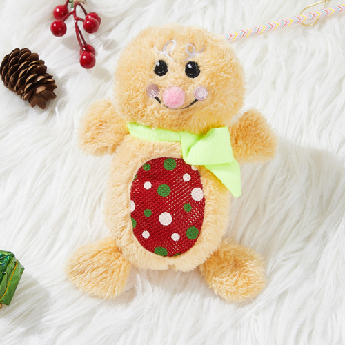 New Design Santa Claus Chew Squeaker Pet Toys  Christmas Dog Toys for Dogs