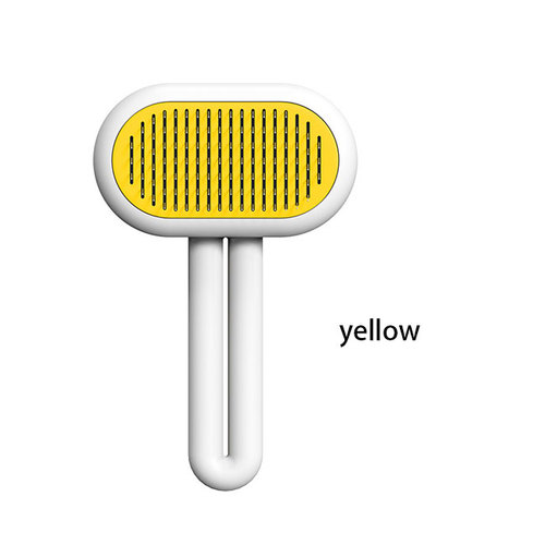 New s skin care cute pet self cleaning brush cat hair remover comb dematting comb for cats and dog