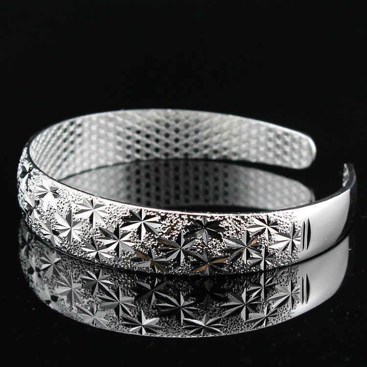 2023  Fashion Elegant Frosted Stars Adjustable Bracelet Bride Delicate bangle For men and women