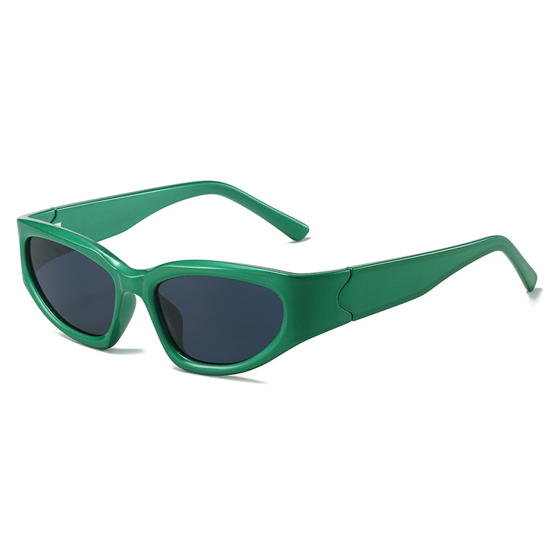 New Y2K reflective mercury sunglasses pearl color future technology sense net Red Sunglasses women's sunglasses fashion 