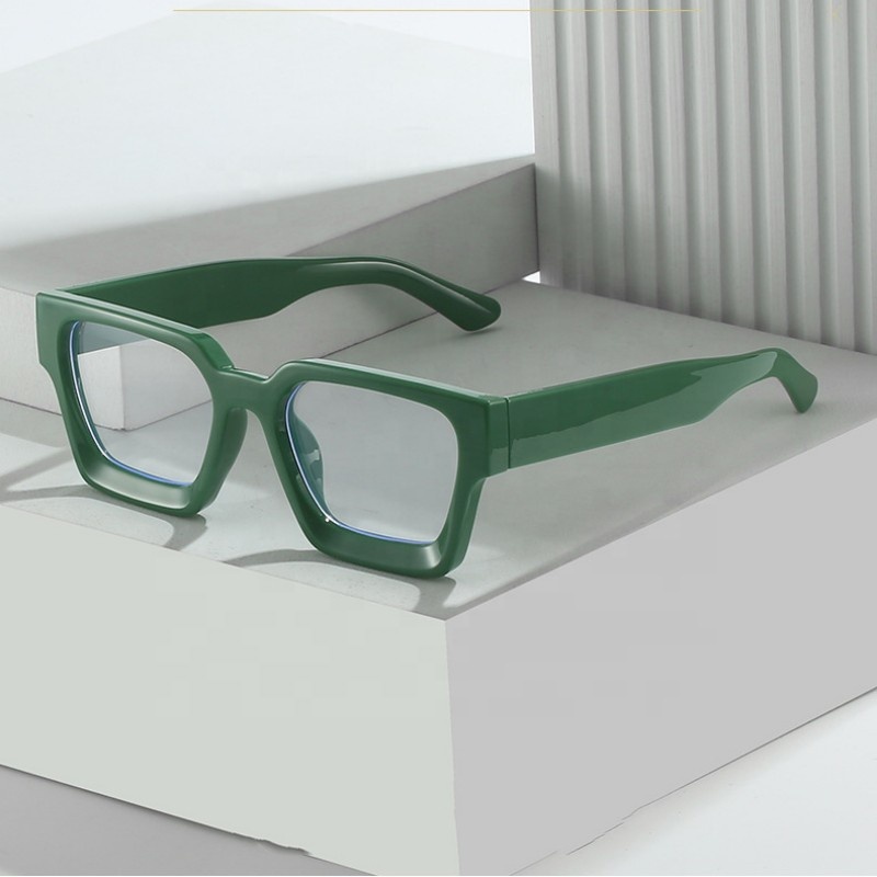 Trendy shades  good price famous design anti blue light optical lens eyeglasses small rectangle sunglasses men women