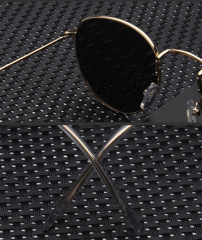  Retro Small Oval Frame UV400 Protection Famous Brand Design Sunglasses For Men Women