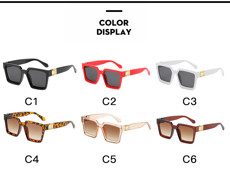 Men Luxury Brand Designer Men Eyeglasses Luxury Retro High Quality Female Oculos Women UV400 Square Vintage Sunglasses