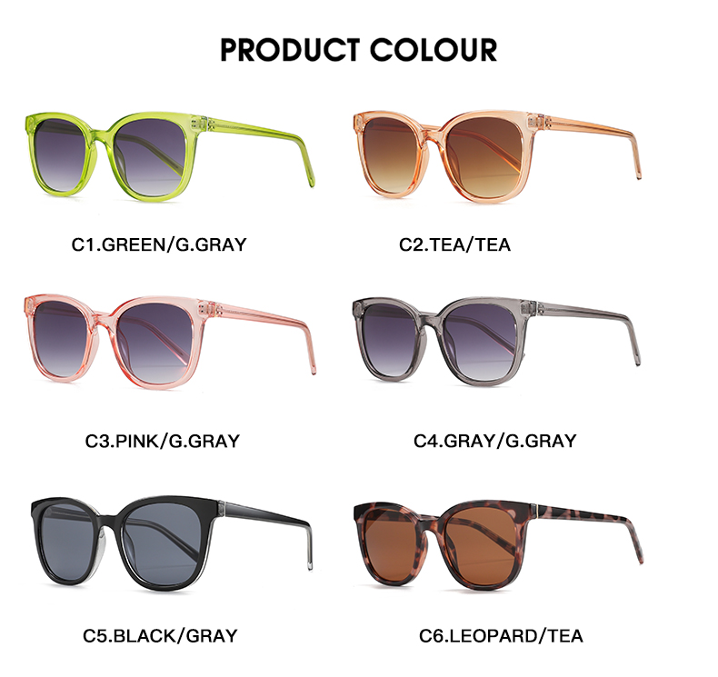HW 6598  Classics Sunglasses Square Men Women Driving Sports Oversized Sun Glasses Uv400 brand designer driver 