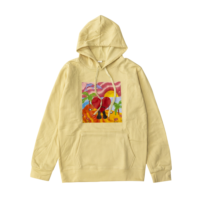 Cotton Pullover Warm Oversize Men Women Embroidery Bad Cute Bunny Hoodies Set Bad Cute Bunny Costume Hoodie