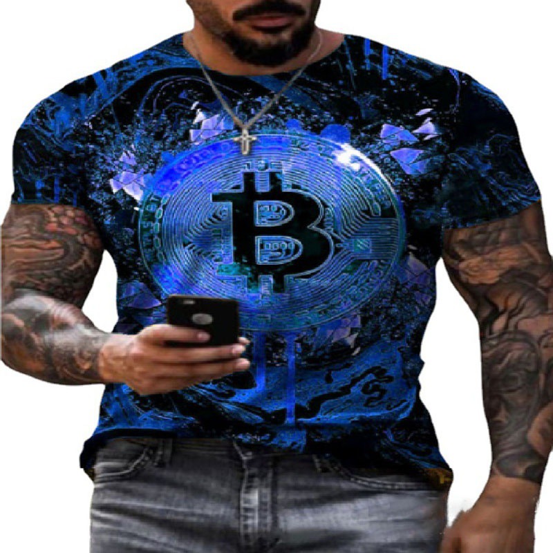 Streetwear Men's T-Shirt Printing 3D Men's New Short Sleeve Fashion T-Shirt