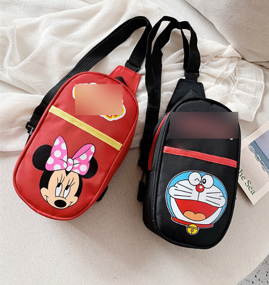 New boy girls Messenger bag  Fashion cartoon Pattern For Child crossbody bag kids Chest Bags